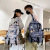 Foreign Trade Backpack Men's 2021 New Junior College High School Student Schoolbag Fashion Korean Style Outdoor Casual Backpack Fashion