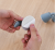 Silicone Anti-Collision Floor Knob Punch-Free Door Stopper Combination