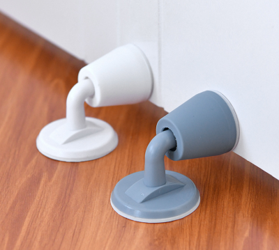 Silicone Anti-Collision Floor Knob Punch-Free Door Stopper Combination