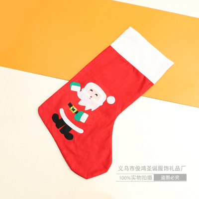 Large Christmas Decoration Supplies Santa Claus Socks Christmas Tree Pendant Christmas Stockings Gift Bag Christmas Bag