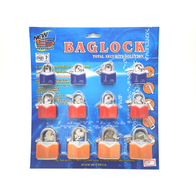 Lock Padlock Iron Padlock Shell Lock Color Lock Combination Suction Card Diamond Lock Plastic Lock Diamond Plastic Lock