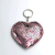Valentine's Day Love Pendant Keychain Sequin Love Pendant Double-Sided Flip Sequin Peach Heart Pendant Capsule Toy DIY