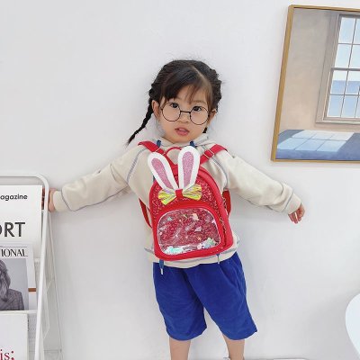 Korean Style Children's Bag Girls' Cute Fashion Cartoon Baby's Backpack Girls' Princess Outing Mini Backpack