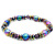 Cross-Border Beaded Bracelet Amazon Colorful Electroplated Black Magnet Bracelet Fashion Men's and Women's Bracelet