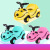 Children's Sliding Walker Push-up Music Luminous Novel Leisure Stall Swing Car Luge Balance Toy Car