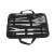 BBQ Barbecue Accessories 6-Piece Tool Outdoor Portable Handbag Baking Set