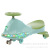 New Baby Swing Car Bobby Car Silent Wheel with Music Anti-Rollover Baby Four-Wheel Luge Scooter