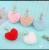 Plush Toy Key Chain Love Pendant Valentine's Day Pendant Plush Loving Heart Pendant Love 10cm Small Keychain