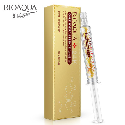 Bioaqua Gold Foil Mesotherapy Essence 24K Gold Daub-Type Hyaluronic Acid Moisturizing Cosmetics