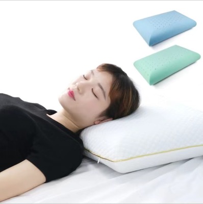 Amazon Hot Selling Pillow Gel Memory Foam Pillow Bread Memory Foam Pillow Sleeping Cervical Support Pillow