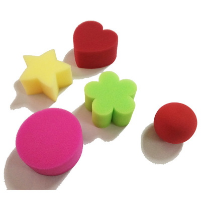 Processing Color Special-Shaped Sponge XINGX Ball Flower Heart-Shaped Sponge Products Processing Factory Shape Sponge Customization
