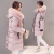 Coat Women's Mid-Length Slim-Fit down Jacket Coat Hooded Large Fur Collar Thickened plus Size Cotton Jacket