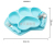Baby silicone tableware
