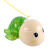 Hot Selling Rope Electric Universal Colorful Light Cool Music Super Cute Little Turtle Toy Educational Crawling Toy