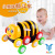 Tilting Little Bee Stunt Tilting Car Toy Red Mouth Electric Bee Car Rolling Car Beach Wholesale