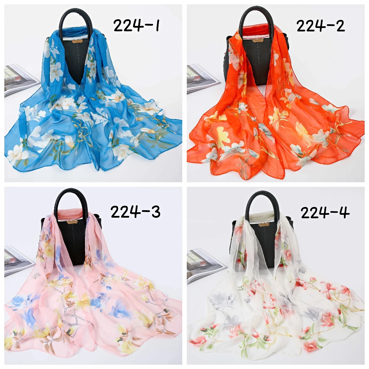 2021夏季新款防晒雪纺丝巾女士薄款小丝巾乔其纱丝巾欧美热绡款