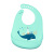 Silicone Baby Baby Eating Bib Three-Dimensional Waterproof Super Soft Feeding Bib for Children and Kids Large Bib Disposable