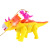 Children's Toy Leash Dinosaur Electric Light-Emitting Leash Tyrannosaurus Toy Sound Drawing Leash Dinosaur Triceratops