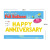 17-Inch Happy Anniversary Balloon Set English and Western Anniversary Aluminum Film Balloon Decoration