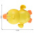 Baby Bathing Cool Game Small Yellow Duck Wind-up Chain Animal Play Water Boys and Girls Fun Play Innovative Children's Toys