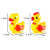 Flutter Clockwork Chicken Duck Cartoon Cute Shape Chicken Duck Animal Toys Creative Education Small Toy