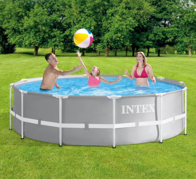 Intex26716 round Pipe Frame Pool Set Bracket Pool Family Swimming Pool
