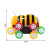 Tilting Little Bee Stunt Tilting Car Toy Red Mouth Electric Bee Car Rolling Car Beach Wholesale