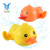 Baby Bathing Cool Game Small Yellow Duck Wind-up Chain Animal Play Water Boys and Girls Fun Play Innovative Children's Toys