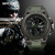 Sanda Military Style Large Dial Tide Men's Watch Male Student Fashion Trend Multifunctional Digital Waterproof Electronic Watch