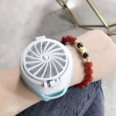 Cute Watch Fan USB Rechargeable Internet Celebrity Wrist Portable Portable Mini Portable Small Creative Fan