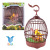 Internet Celebrity Simulation Mini Children's Voice-Controlled Electric Toy Bird Can Call Dynamic Induction Voice-Controlled Bird Cage Decoration Toy