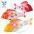 Hot Selling Children's Electric Fish Toy Flash Free Swing Fish Light Music Simulation Running Fish Stall Toy
