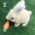 Children's Electric Little White Rabbit Plush Toy Simulation Can Jump and Call Princess Rabbit A96869