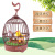 Internet Celebrity Simulation Mini Children's Voice-Controlled Electric Toy Bird Can Call Dynamic Induction Voice-Controlled Bird Cage Decoration Toy