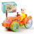 Children's Electric Toys Tractor Universal Wheel Music Colorful Light Boy and Girl Baby Cartoon Electric Toy Car