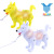 Tiktok Electric Lamplight Music Walking Rope Pig Dog Doll with Rope Music Rope Pig Toy Wholesale