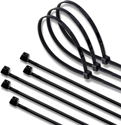 Zip Ties 12 Inches (about 30mm Heavy-Duty High-Quality Plastic Wire Ties, Tensile Strength 50 Pounds Cable Ties