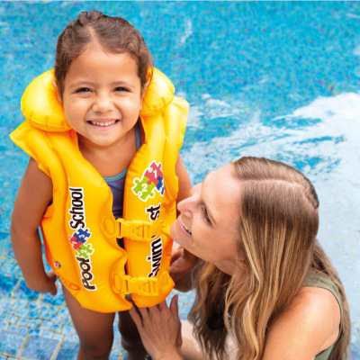 Intex from USA 58660 Swimming School Swimming Vest Life Jacket Children Life-Saving Clothes Inflatable Vest