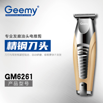 Geemy6261USB rechargeable hair clipper foreign trade 2 in 1 hair clipper