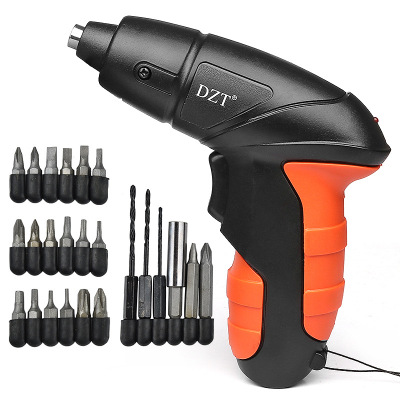 Cross-Border Hot Selling Rechargeable Electric Screwdriver Portable Mini Electric Drill Screwdriver 25Pc Special Offer Mini Electric Drill