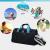 Printed Logo Dry Wet Separation Travel Bag Large Capacity Simple Solid Color Tote Waterproof Swimming Sports Gym Bag