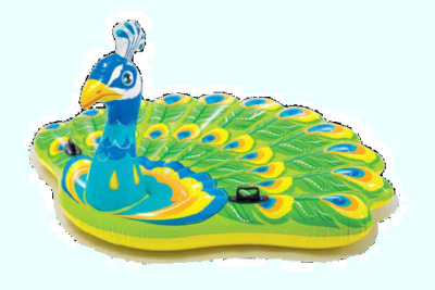 Intex57250 Peacock Mount Water Animal Inflatable Rides