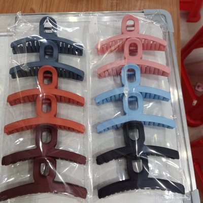 Korean Style Dark Frosted Rubber 6 Colors Shower Hairpin Black Blue Orange Korean Pink Purple Red Dark Blue