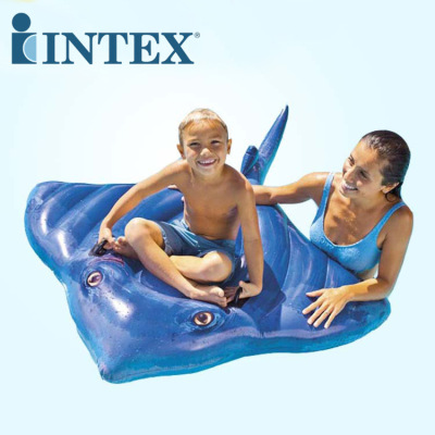 Original Intex57550 Fish Riding Water Playing Toy Children Inflatable Animal Mount