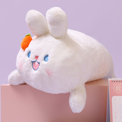 Cute Pillow for Sleep Girl Rabbit Doll Internet Celebrity Super Soft Plush Toy Dormitory Doll Student Bed