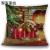 Christmas LED Colored Lamp Series Linen Pillow Cover Creative Cartoon Dog Sofa Cushion Cross-Border Linen on EBay