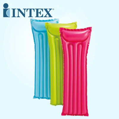 Intex from USA 59703 Fluorescent Float Adult Water Float Bed Beach Leisure Recliner Fluorescent Cutting