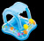 American Intex56581 Starfish Baby 'S Toilet Seat Animal Seat Boat Children 'S Swimming Ring Water Skiing Ring