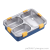S42-LX-7071 AIRSUN 304 Stainless Steel Three-Grid Lunch Box Lunch Box Canteen Office Worker Dormitory Bento Box Gift