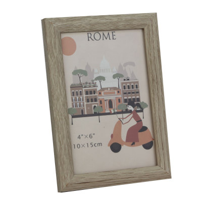 Imitation Wood Photo Frame Photo Frame of Density Fiberboard New Photo Frame Crafts Antique Photo Frame